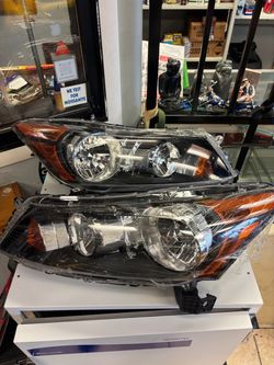 2008-2012 Honda Accord Headlights Pair – Left & Right – Eagle Eyes – NEW