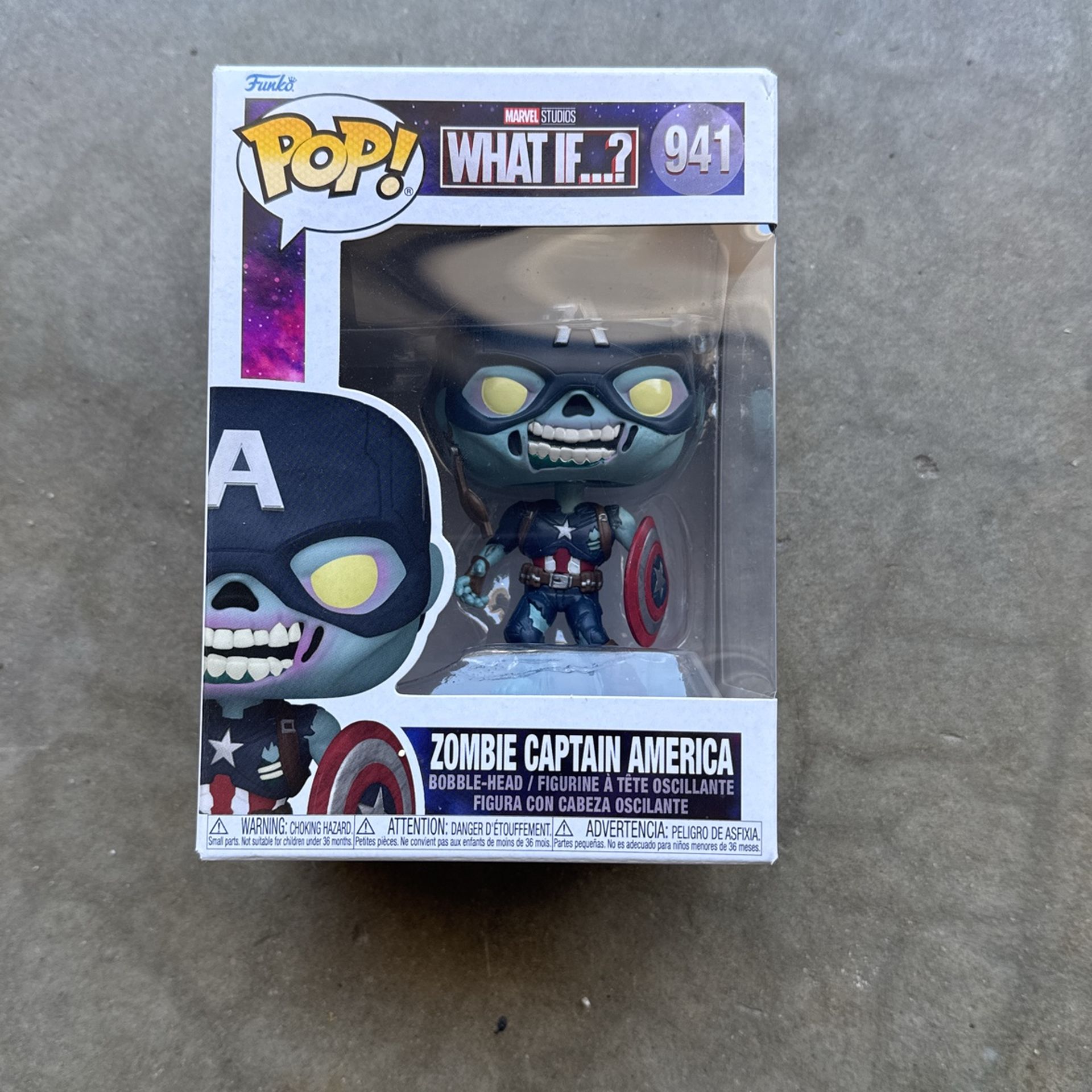 Funko Pop 941 Zombie Captain America