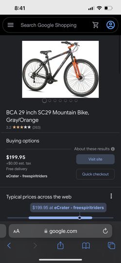 Bca deals bikes sc29