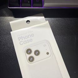 White iPhone 17 Pro Case