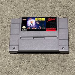 Out of This World Super Nintendo Entertainment System SNES Cartridge Only Tested