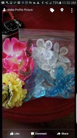 Hand made barrettes hair clips