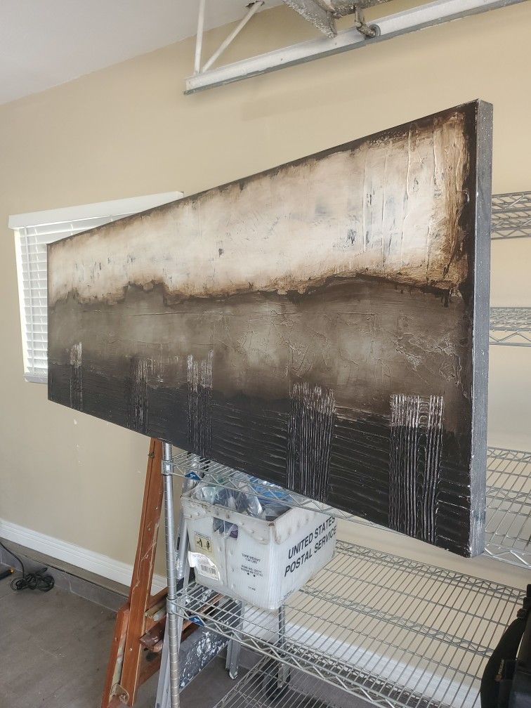 Sarah Brooke Art Painting Frame Display Middle Of Nowhere