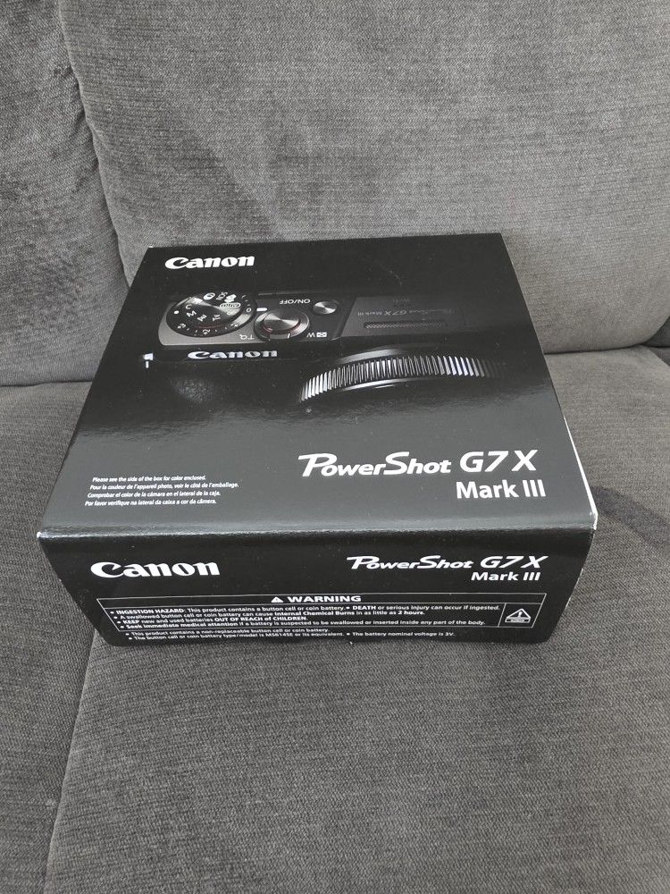 Canon PowerShot G7 X Mark III 20.1 Megapixel Digital Camera - Black