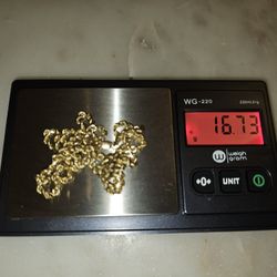 Solid Gold 22" Rope Chain 3mm. 16.73grams