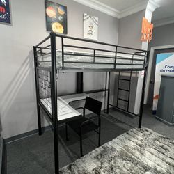 Bunk Bed With Desk 