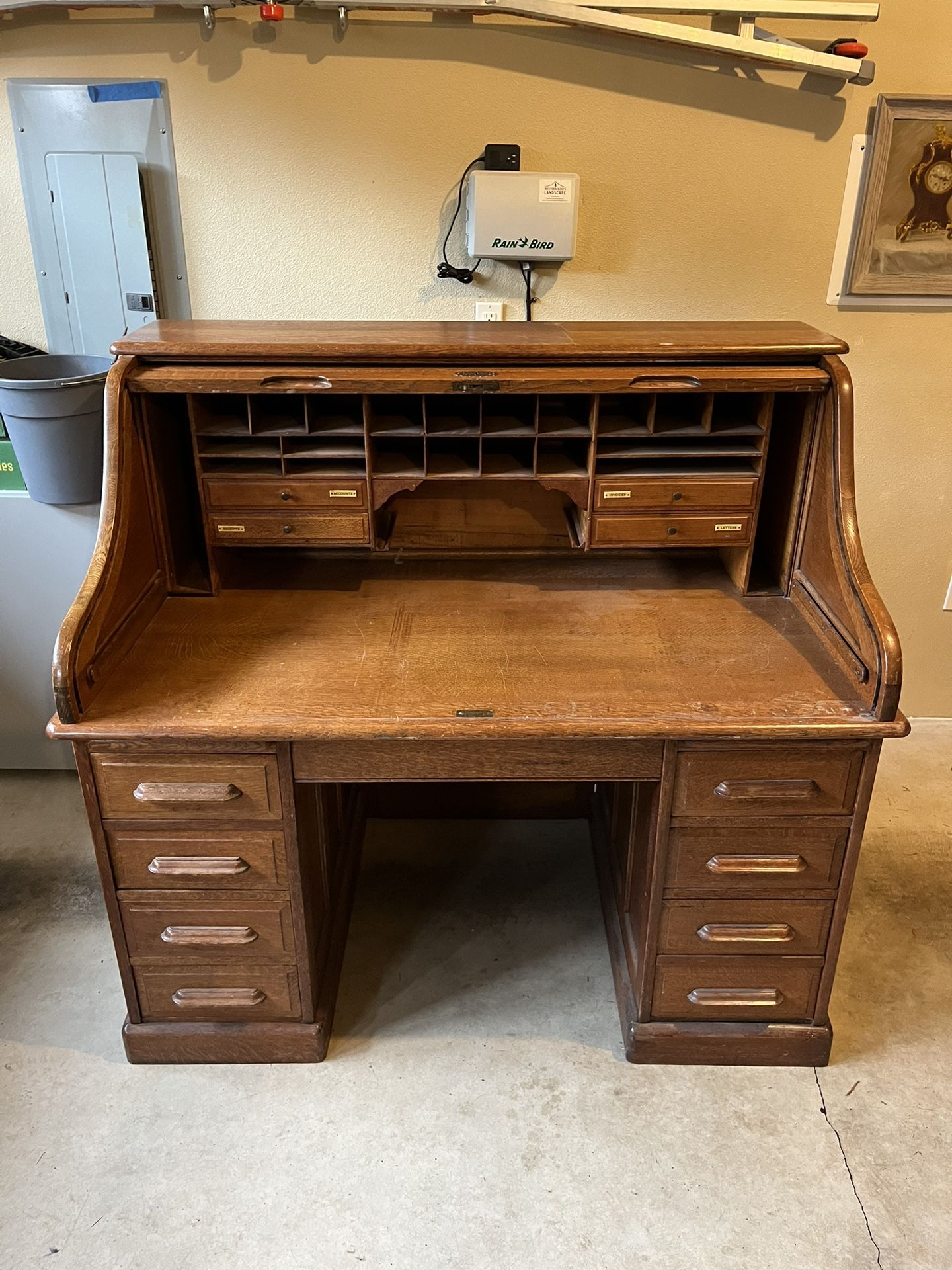 Antique Roll Top Desk 