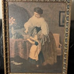 Mother Love by Friederich Kraus Lithograph Print