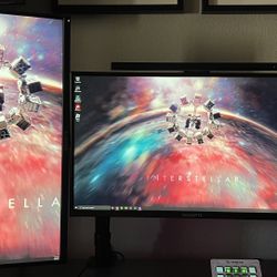 Two Gigabyte G27Q 27 inch gaming monitors