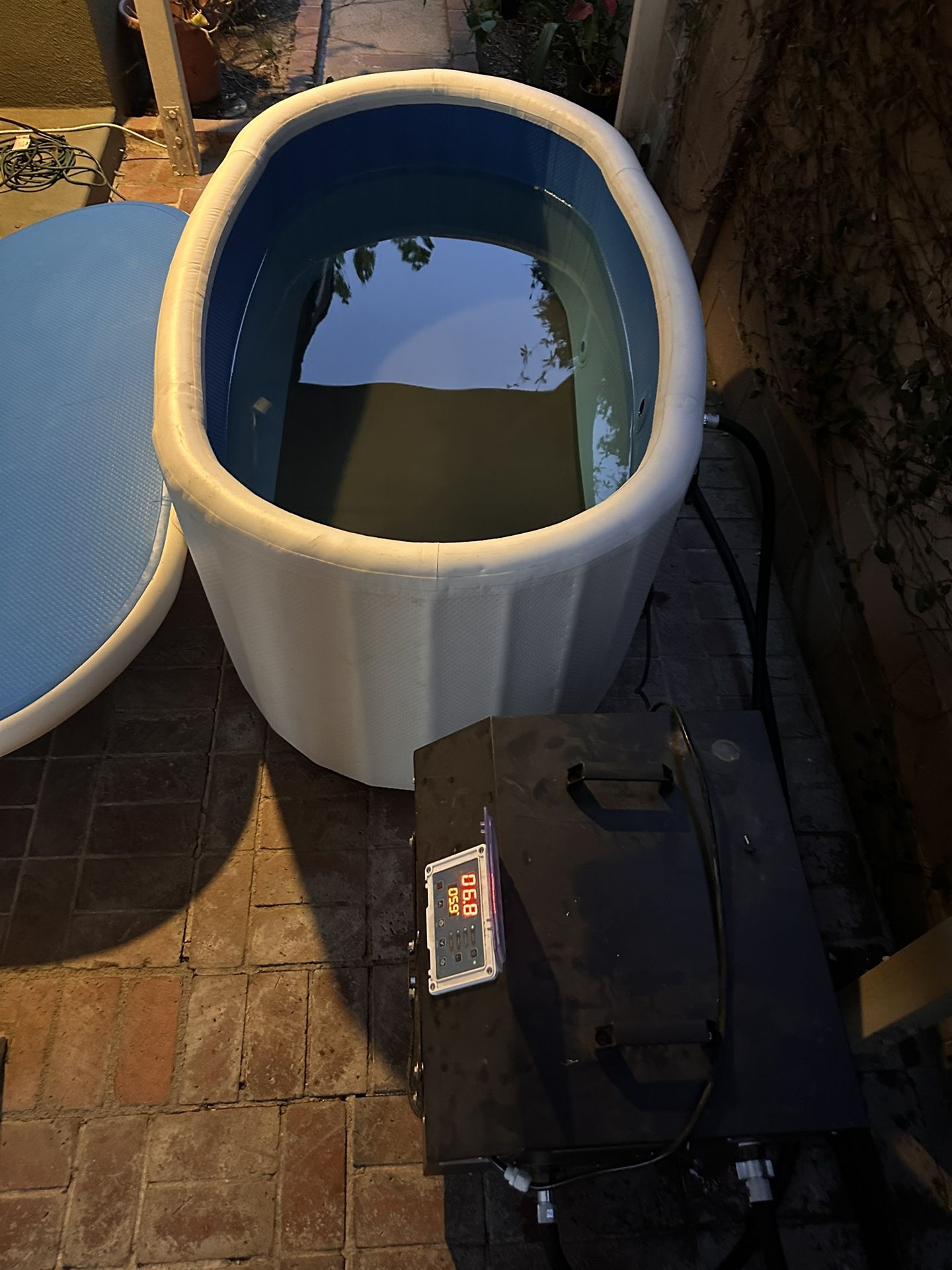 Cold Plunge With Water Chiller And All Needed Hoses