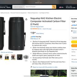 Activated Charcoal Filter - set of 2