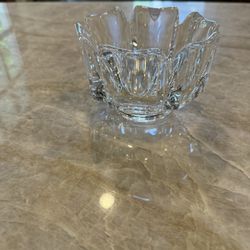 Vintage Orrefors Corona Bowl By Lars Hellen Of Sweden 