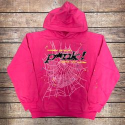 Sp5der Hoodie Pink