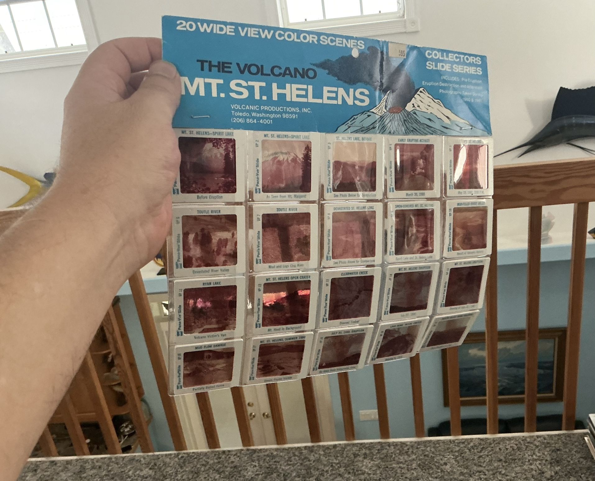 Color Photo Slides From 1980 Mt St Helens Eruption