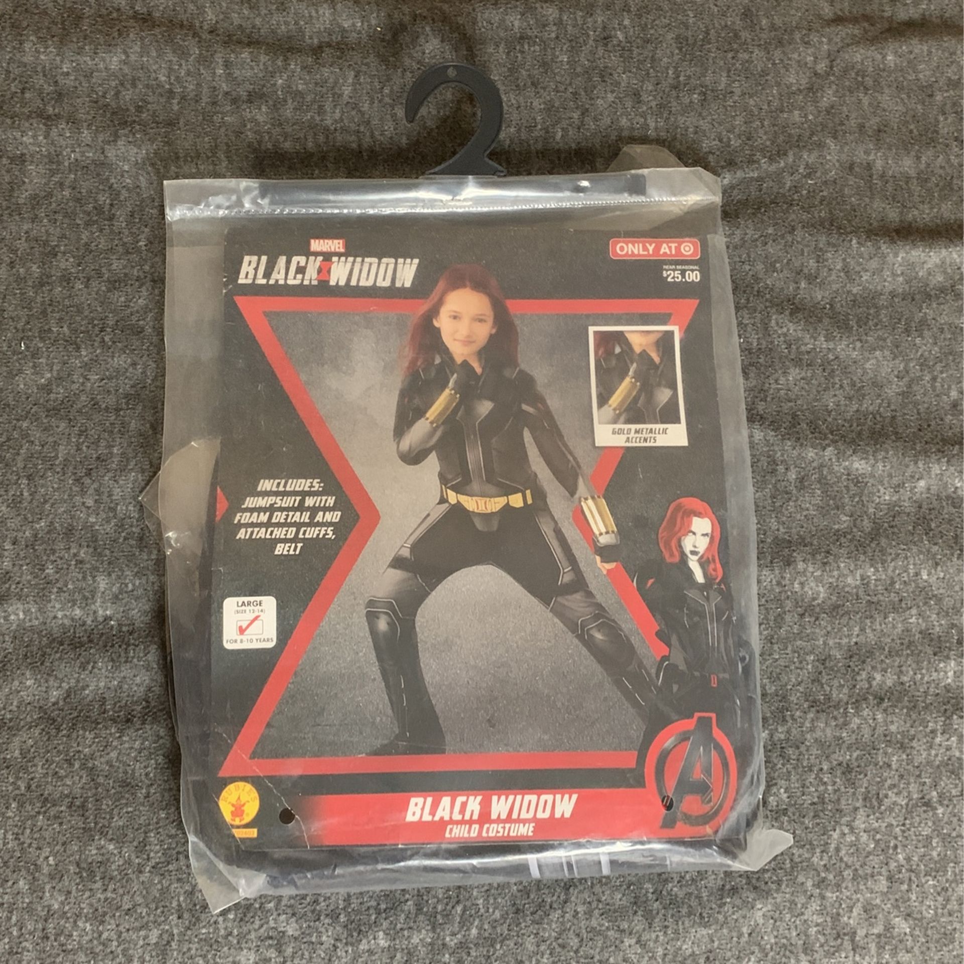 Girls Black Widow Halloween Costume