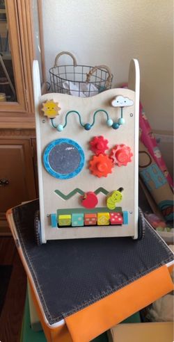 Wooden Baby Activity Walker Push Toy