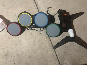 Rock Band Drum Controller with Kick Pedal