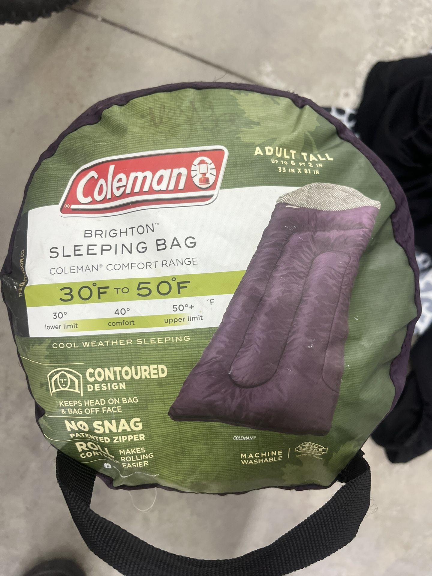  Colman Sleeping Bag 