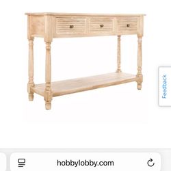 Hobby Lobby Farmhouse Console Table With Drawers-Ahwatukee 