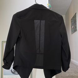 3/4 Ruched sleeve blazer
