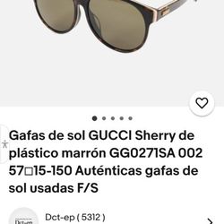 Original Gucci Sunglasses 