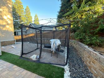 Gazebo with net and cover