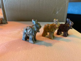 Peruvian stone Elephants and Frogs