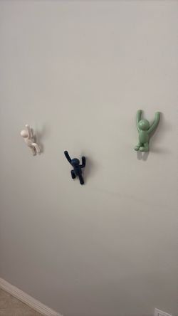 Tiny Person Shaped Wall Hook