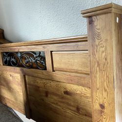 Queen Bed Frame/Night Stand