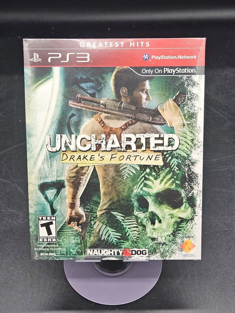 Uncharted Drake's Fortune PS3 Sony PlayStation 3 Brand New Sealed