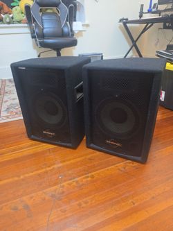 Phonic S710, 2-way stage speakers
