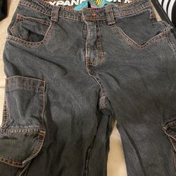 A.lab Denim Cargo Pants