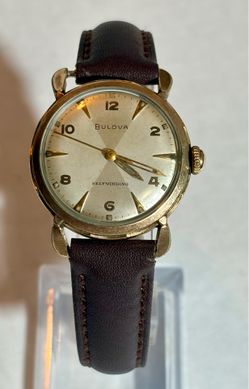Vintage Bulova Automatic 17 Jewel Self-Winding 10K Rolled Gold Swiss Watch