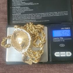10k Chain and Pendant 