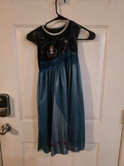 Disney Frozen Anna Girls Costume Dress 7/8