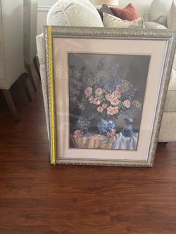 Home interior vintage picture frame