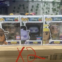 Emperor/Kuzco's New Groove Funko Pop Lot/Bundle of 3