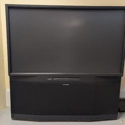 Mitsubishi 55" Retro Projection TV (WS-55807) - Great for Retro Gaming / Collectors