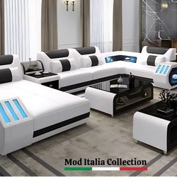 Sectional Modern $4500 LEATHER