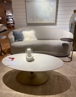 CB2 grey couch