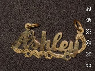 Name Pendant 14 K