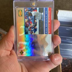 Ken Griffey Jr. Holo Dennys Card