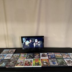 Tv With DVD Player Combo . ( 24 Kid Movies ) 