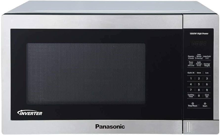 Panasonic 1.3CuFt Stainless Steel Countertop Microwave Oven NN-SC668S
