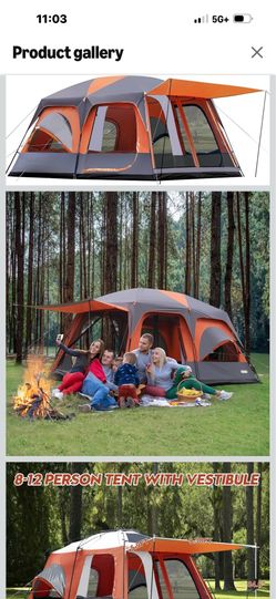 8-10-12 person tent