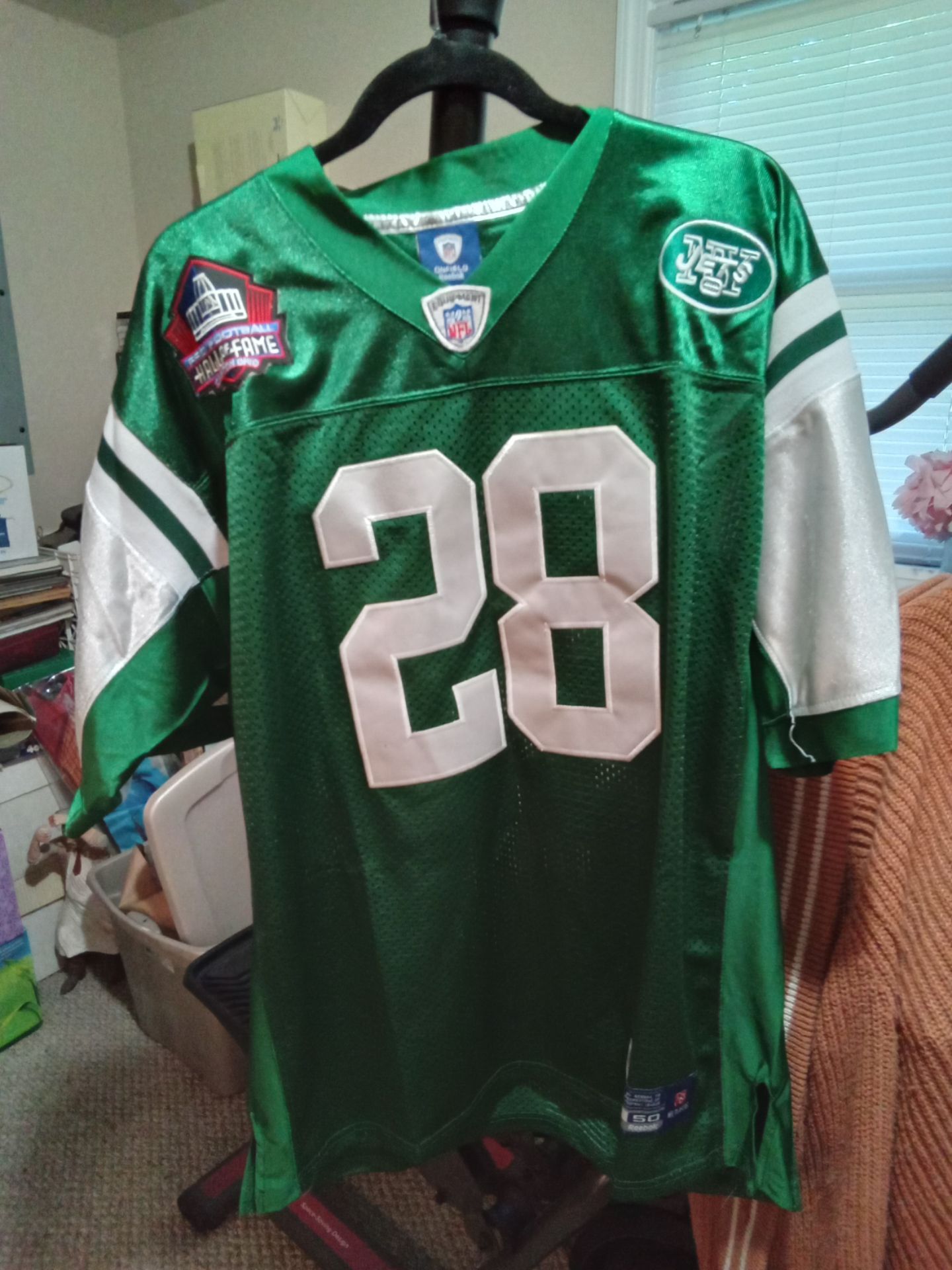 New york jets hall of fame jersey #28 Martin for Sale in Lake