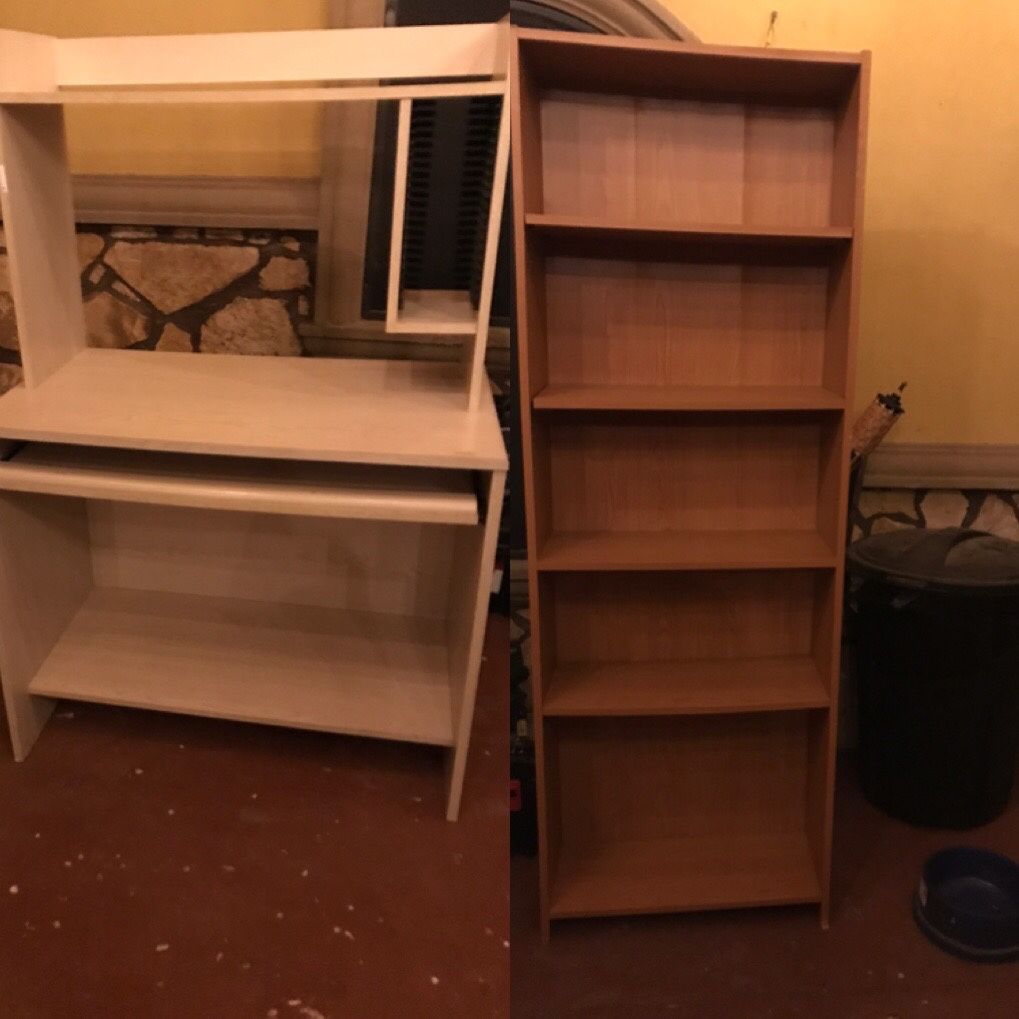 $50 obo for bundle shelves and desk 