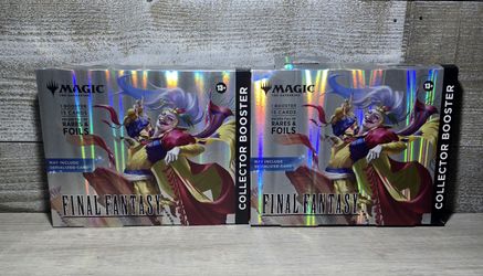 Magic The Gathering Final Fantasy Omega Collector Booster  (8 AVAILABLE)