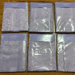 Six Brand New Purple Table Cloths 60x84
