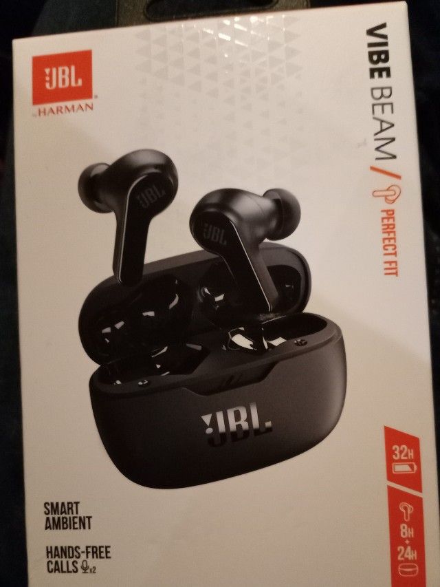JBL VIBE BEAN/PERFECT FIT WIRELESS EARBUDS